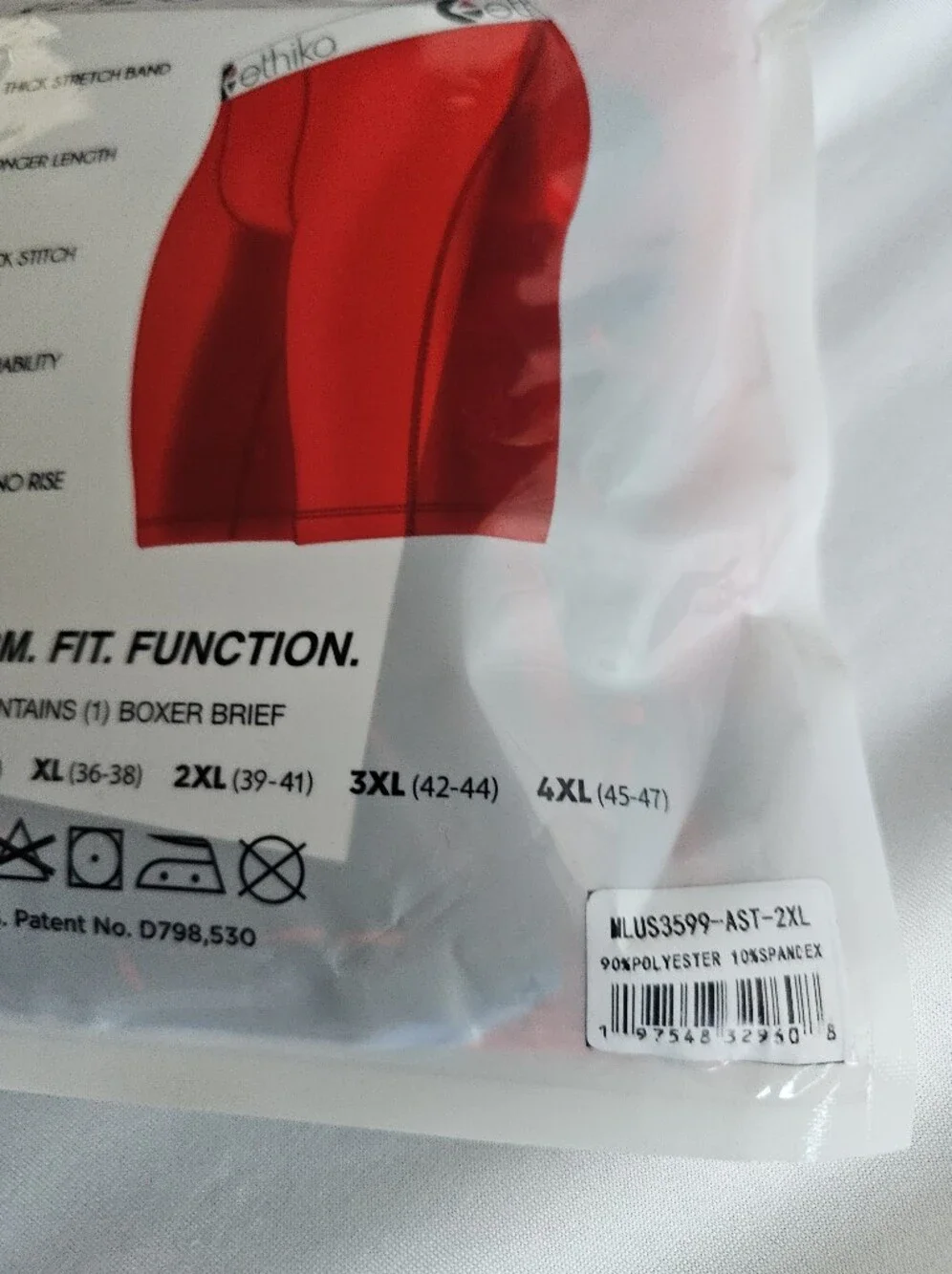 Ethika The Staple Boxer Briefs - Fire & Panther Graphic - Size 2XL (NWT)